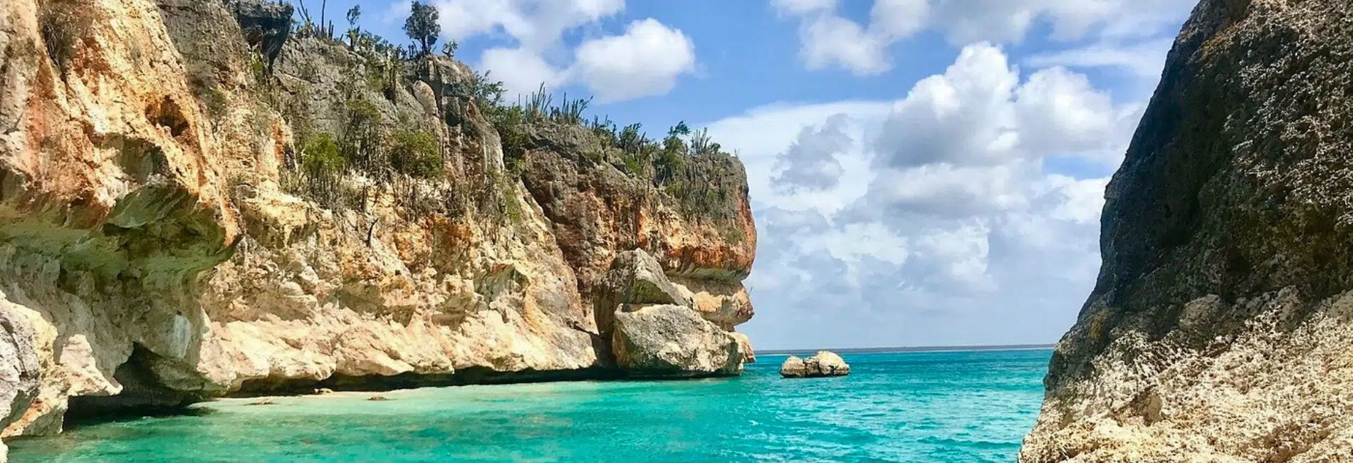 Sea cliffs of Jaragua National Park in Cabo Rojo, Dominican Republic