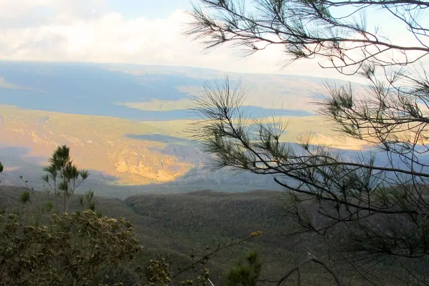Views of from the Hoyo de Pelempito viewpoint