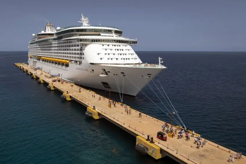 Ship docked at Cabo Rojo Cruise Port