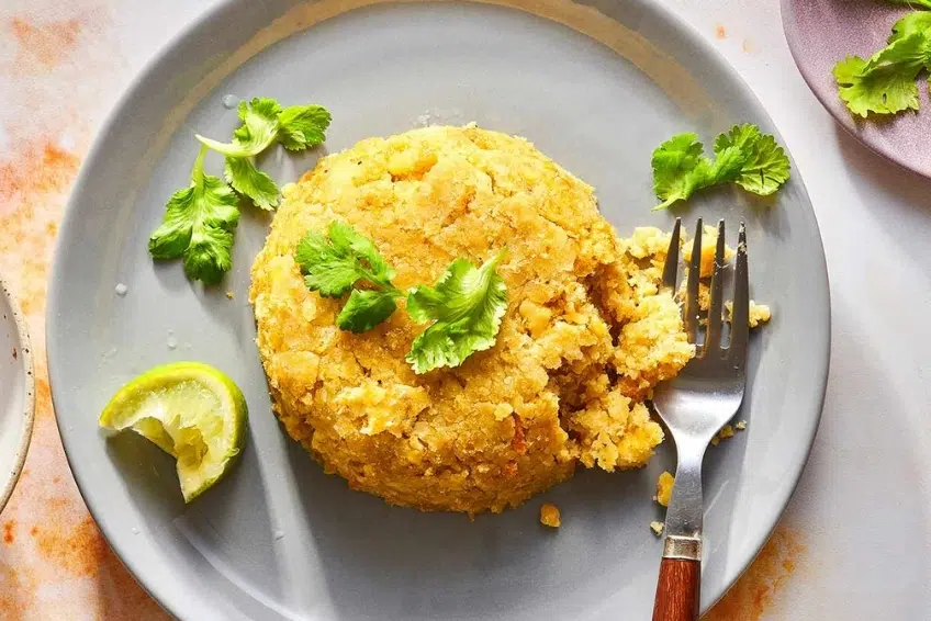 Mofongo (mashed plantains with garlic, often stuffed with seafood)