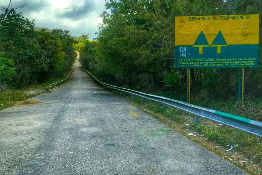 The Polo Magnetico, a gravity hill within the broader Sierra de Bahoruco region