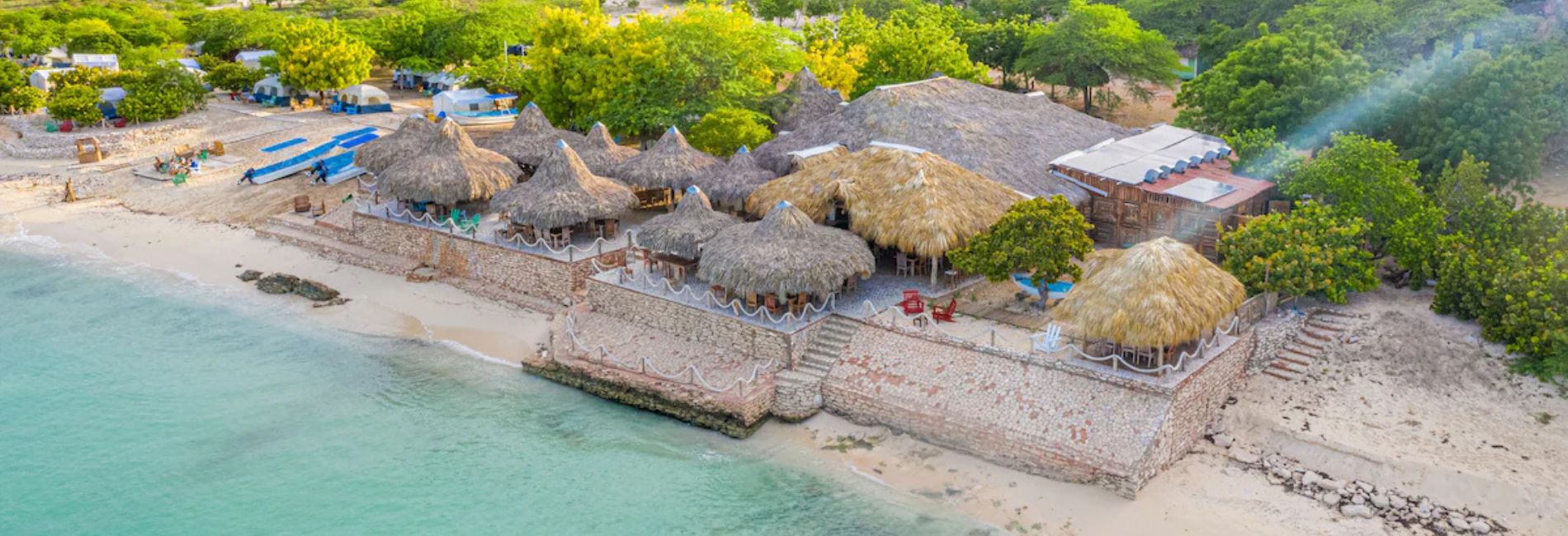 View of Glamping EcoLodge Cueva de las Aguilas in Cabo Rojo, DR