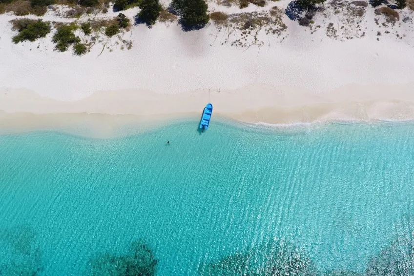Pristine Bahia de las Aguilas shoreline