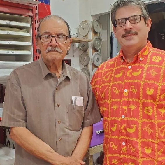 Miguel Méndez who was one of the people who named the Larimar gemstone