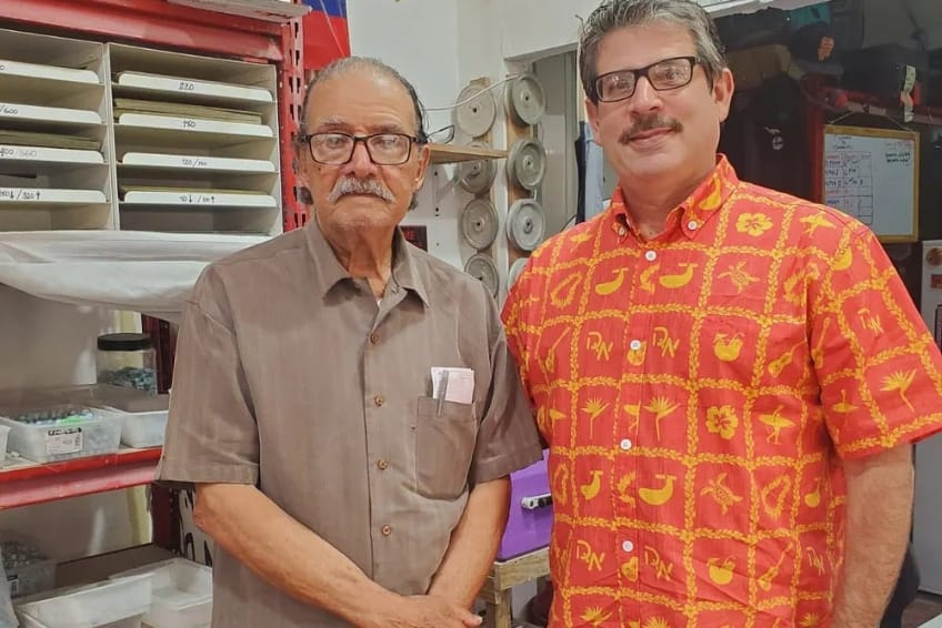 Miguel Méndez who was one of the people who named the Larimar gemstone