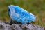 Larimar stone with distinctive blue webbing